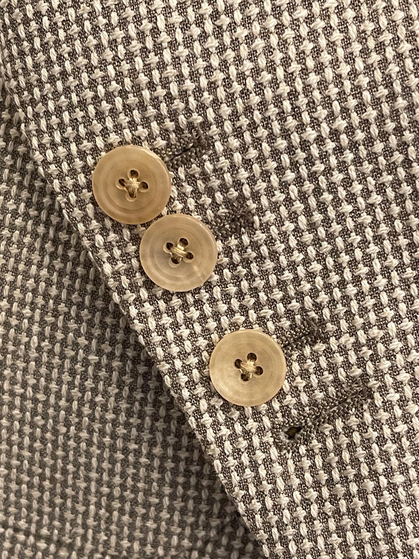 Loro Piana Mayfair Textured Weave Double Breasted Blazer