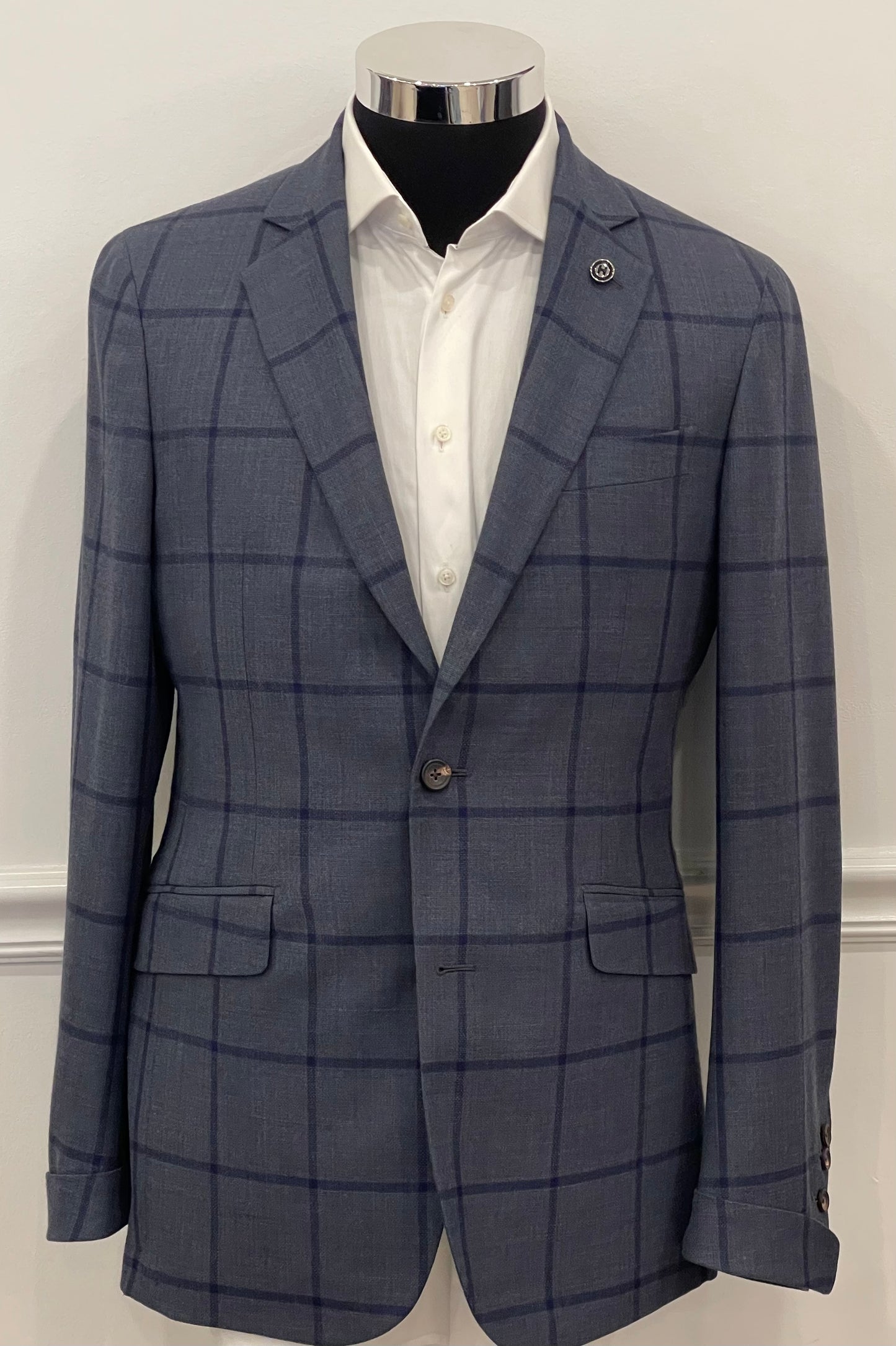 Fox Brothers x Hackett MYF Lightweight Wool Check Blazer