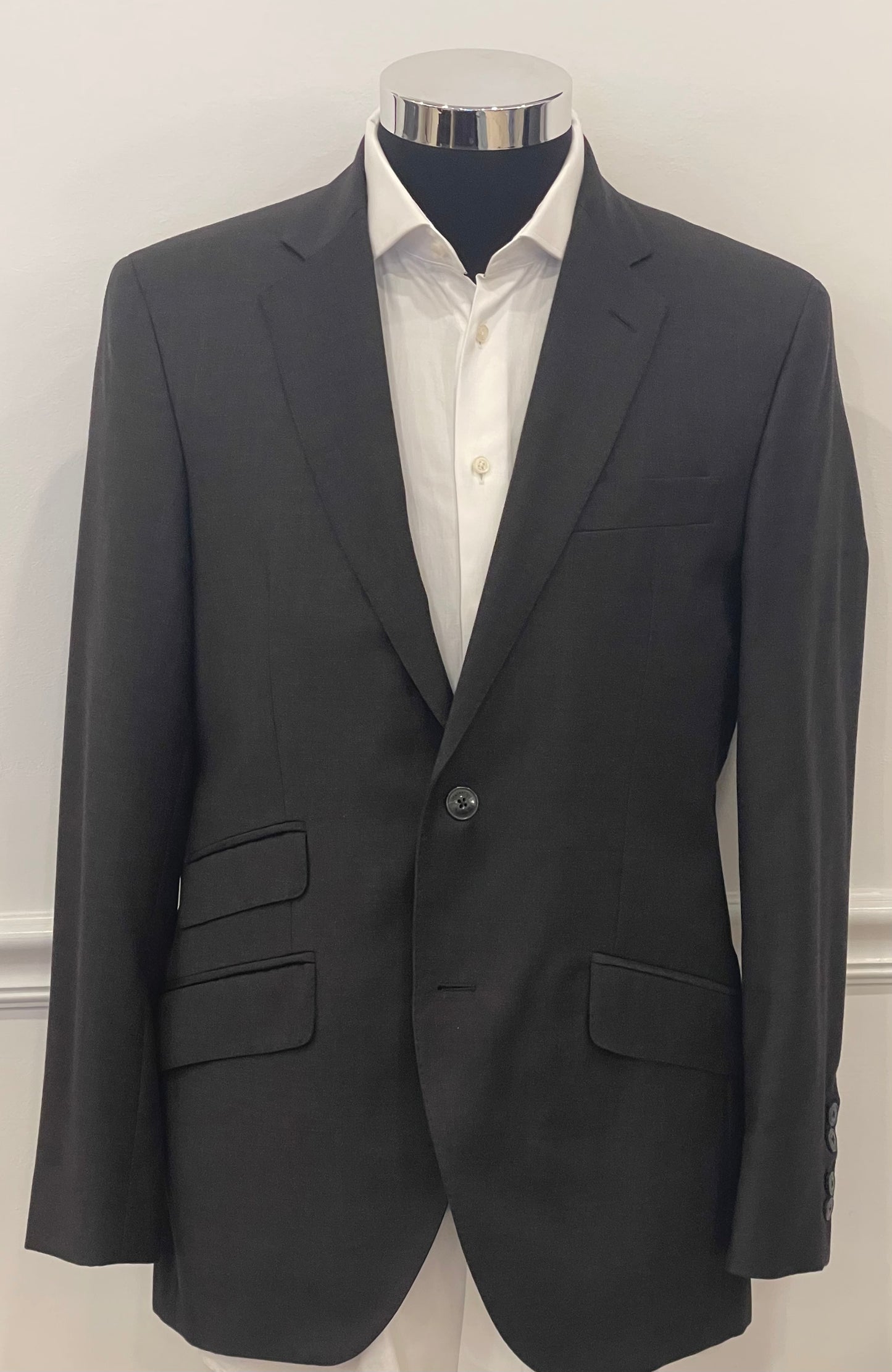 Plain Wool Suit Jacket