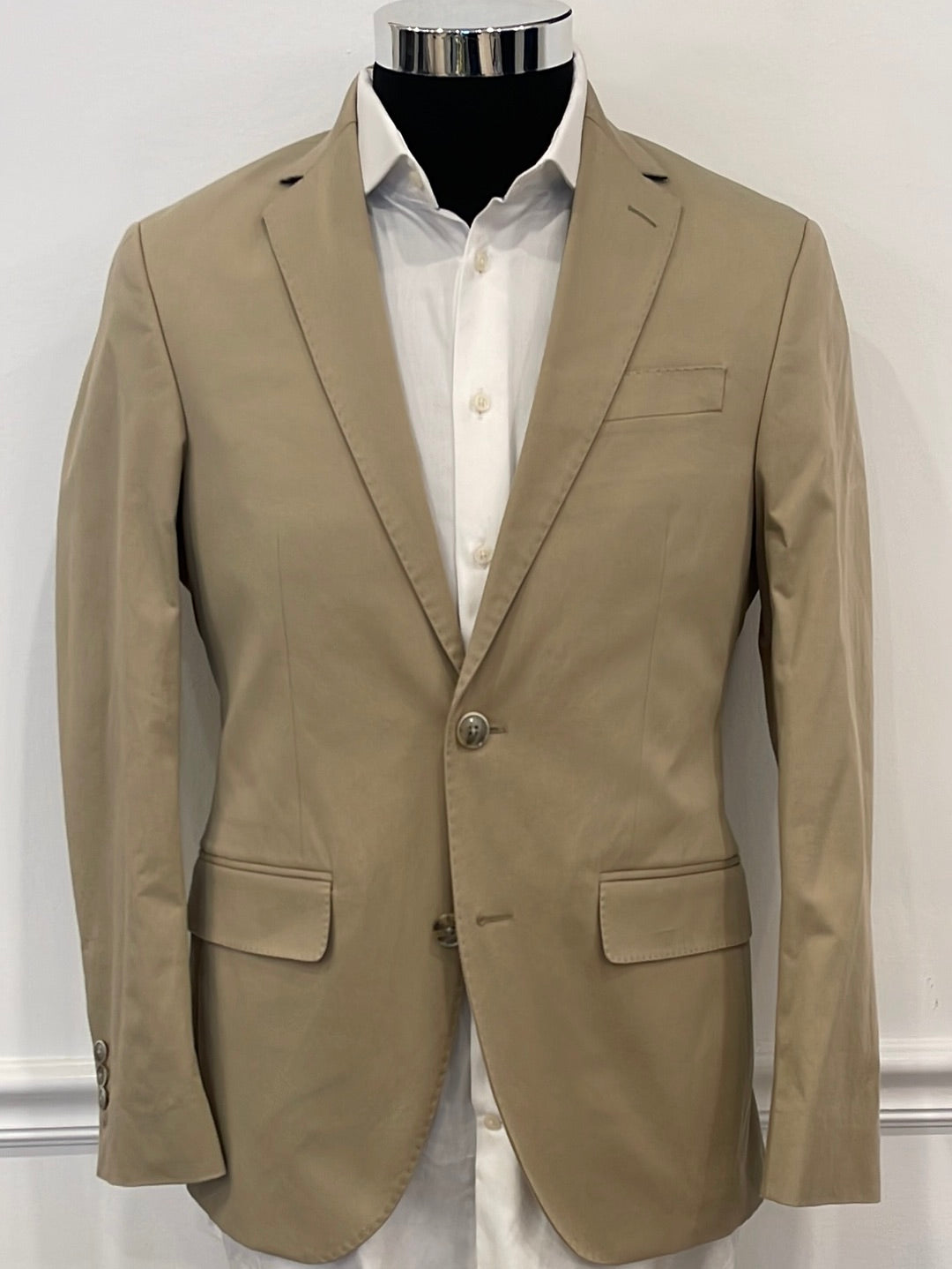 Stretch Cotton Suit Jacket