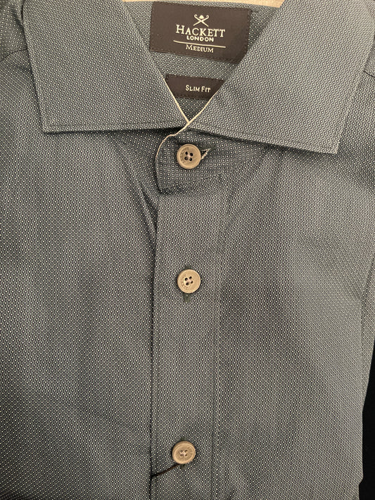 Emerald Dotty Print Dress Shirt