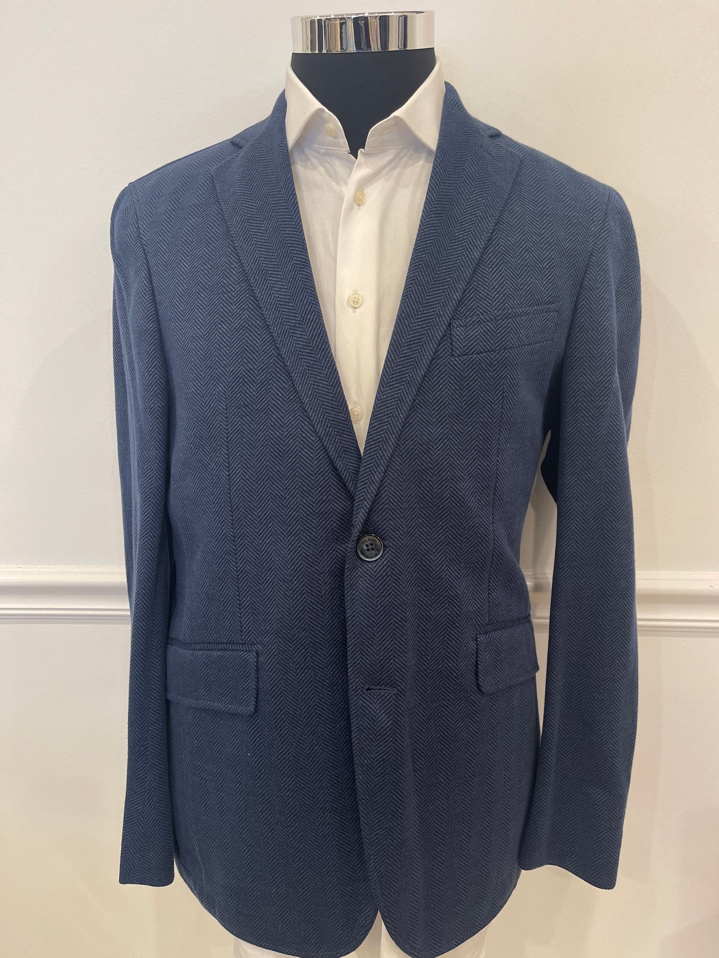 Mayfair Herringbone Jersey Blazer