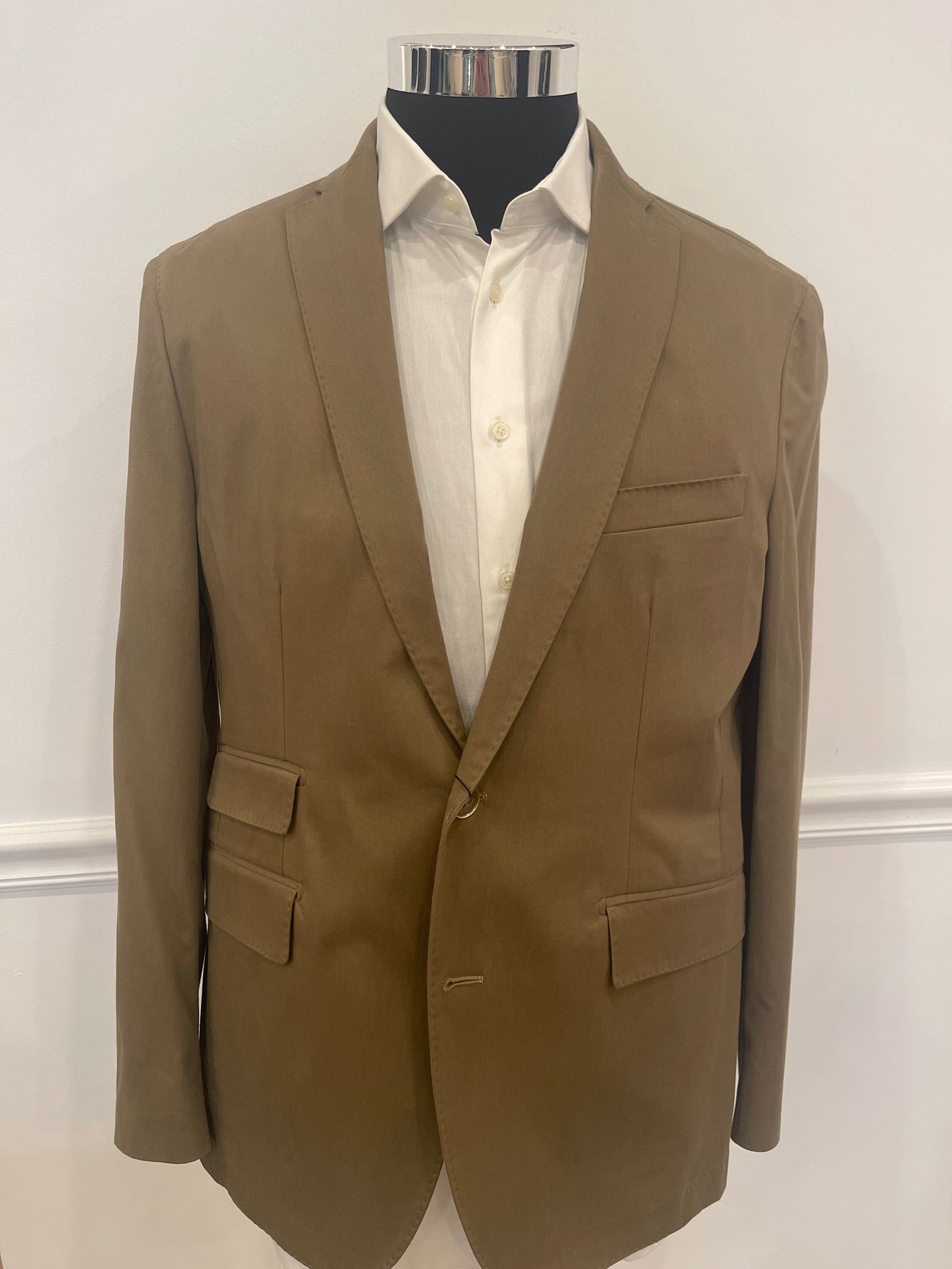 Stretch Cotton Plain Jacket