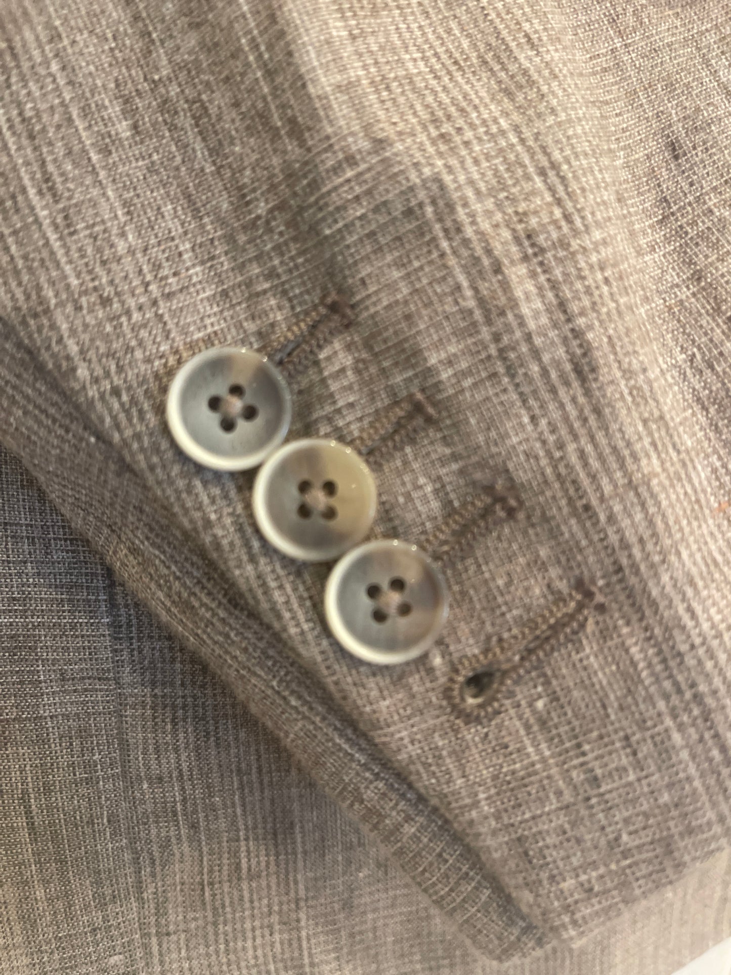 Linen Check Jacket