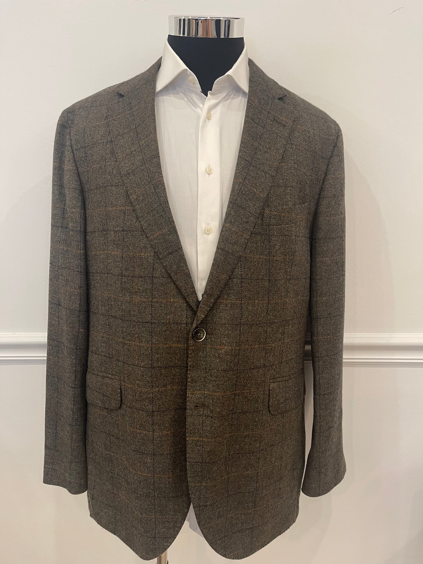 Wool Tattersall Check Blazer