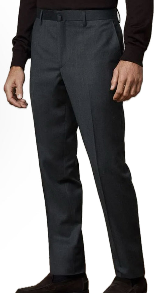 Plain Flannel Trousers