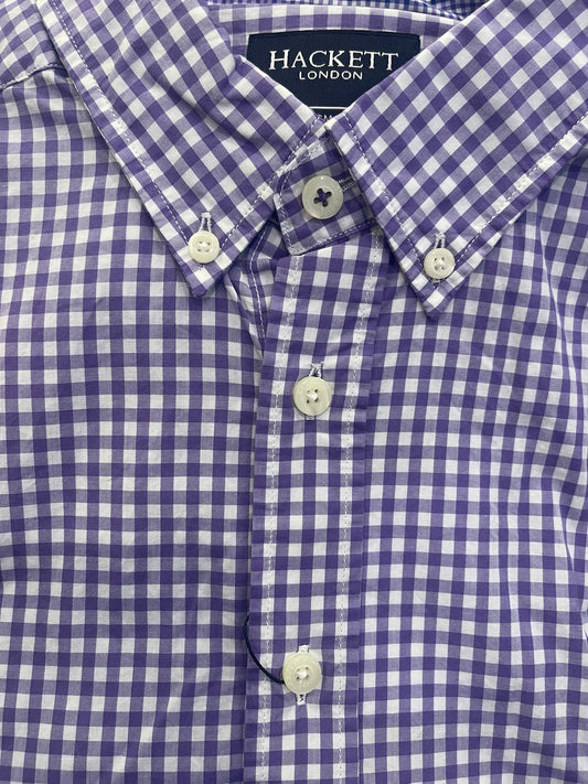 Bright Gingham Dress Shirt