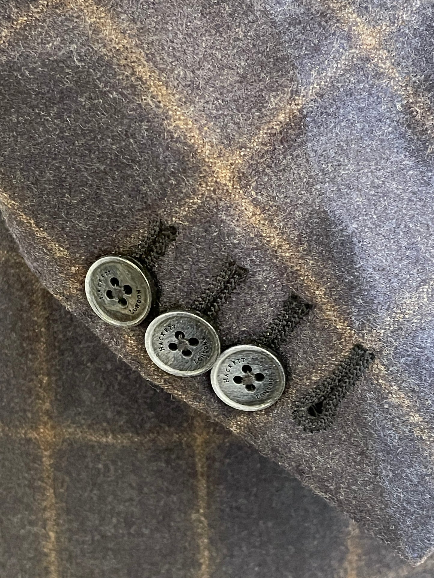 Lightweight Wool Check Blazer