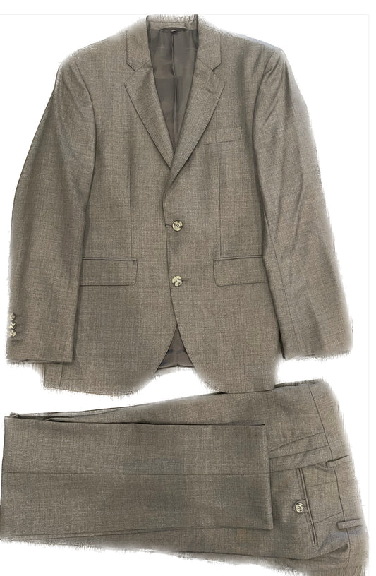 Wool Sharkskin Suit