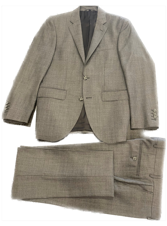 Wool Sharkskin Suit