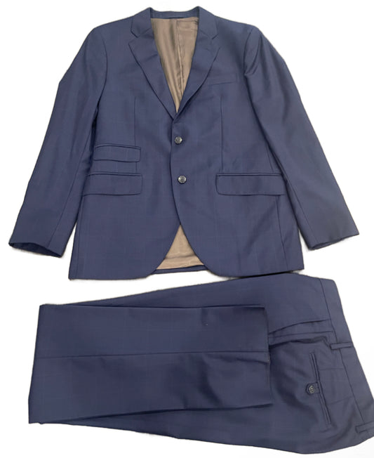 Loro Piana Navy Check Suit