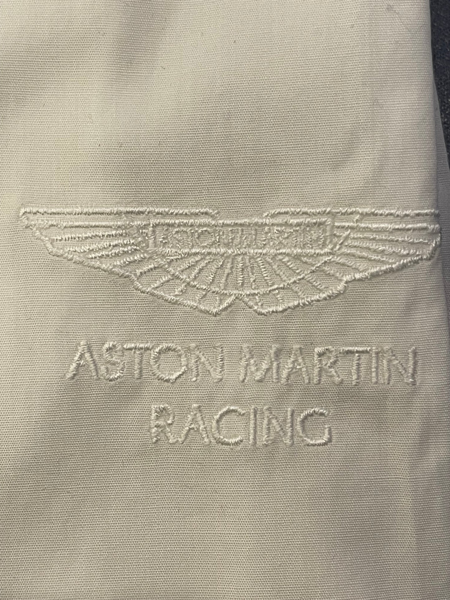White AMR Placed Stripe Dress Shirt