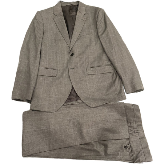 Hackett Contrast Windowpane Suit