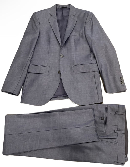 Wool Sharkskin Suit