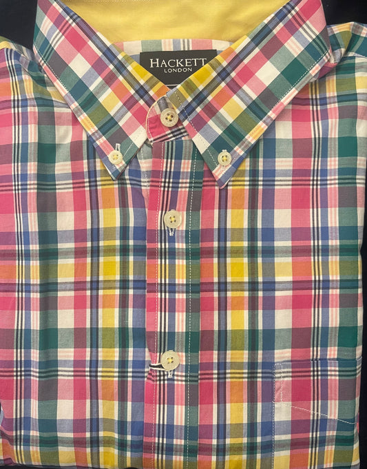 Pinpoint Plaid Dress Shirt