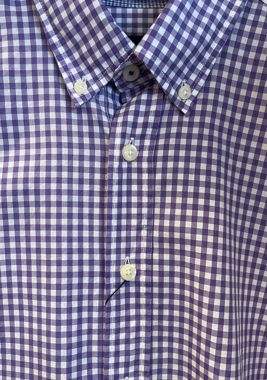 Bright Gingham Dress Shirt