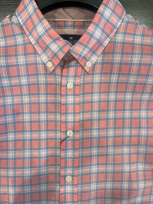 Windowpane Check Dress Shirt