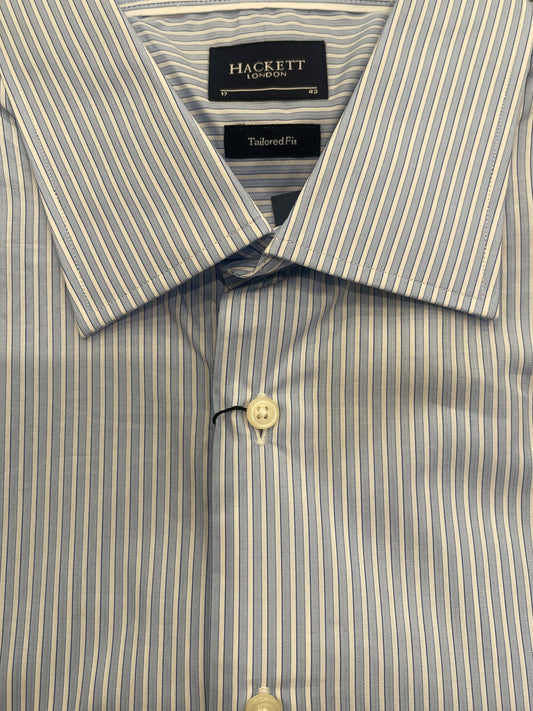 Bar Edge Stripe Dress Shirt