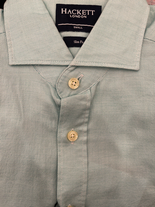 Washed Textured Weave Dress Shirt