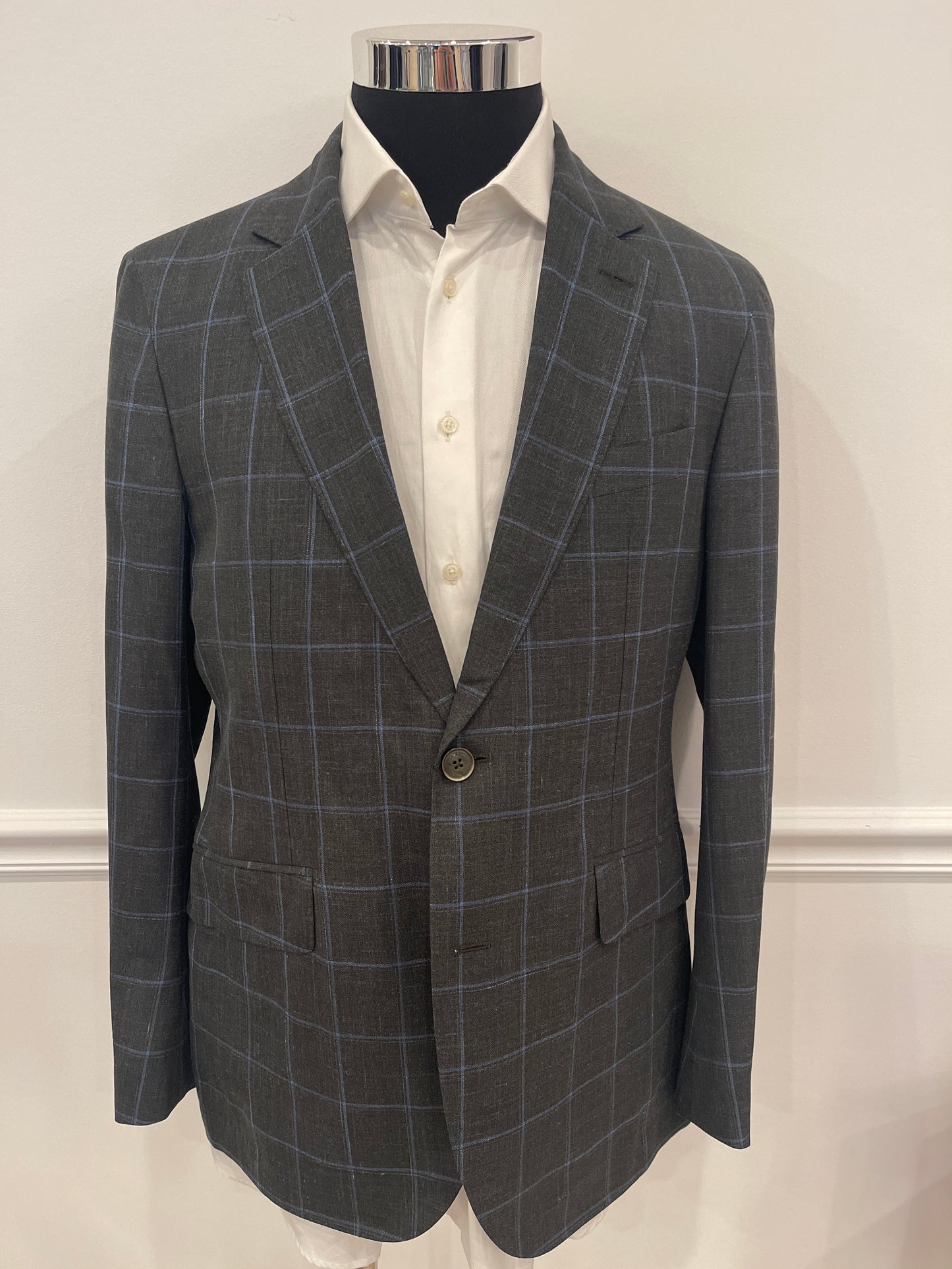 Loro Piana Mayfair Double Windowpane Blazer