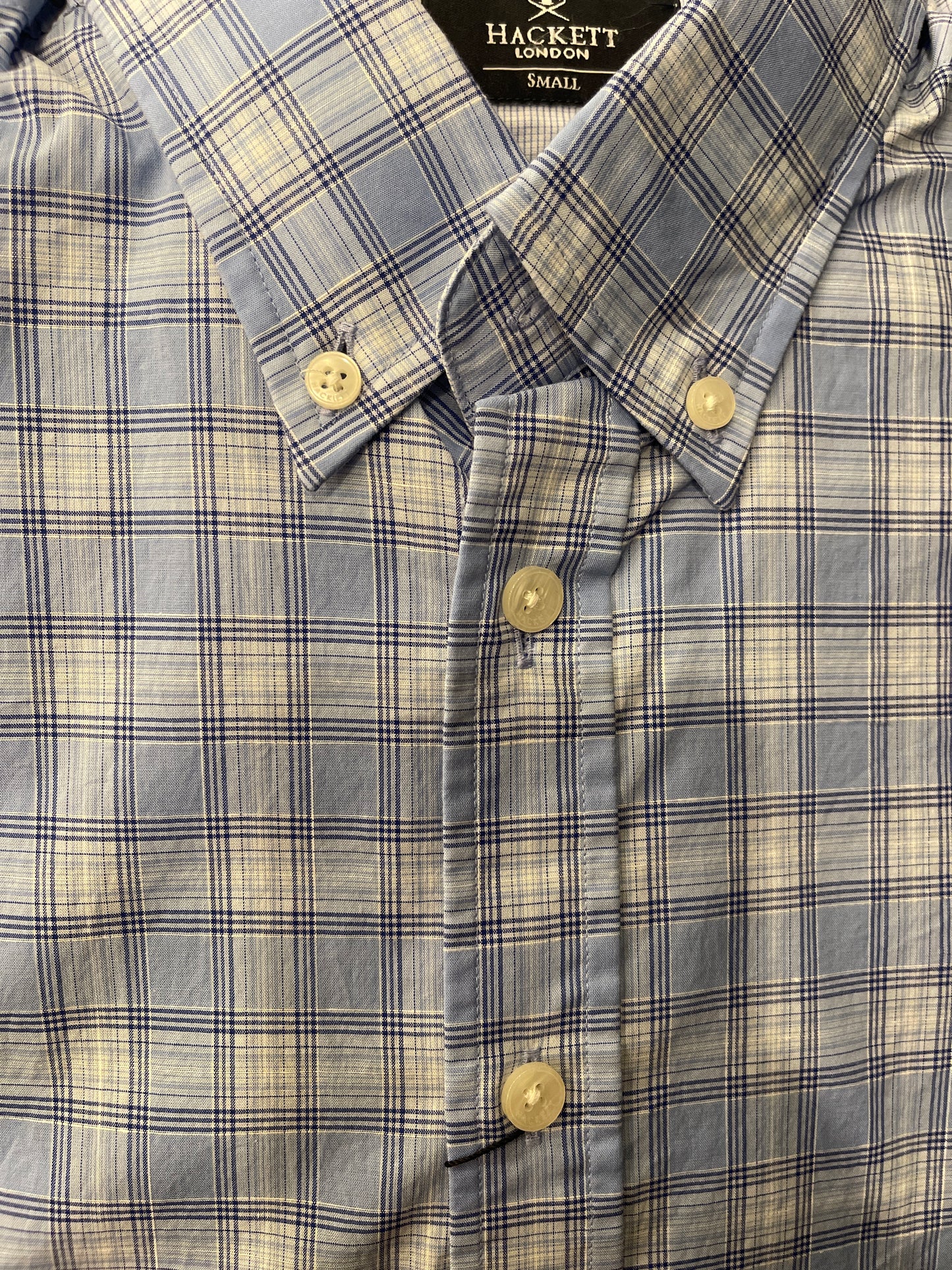 Windowpane Check Dress Shirt