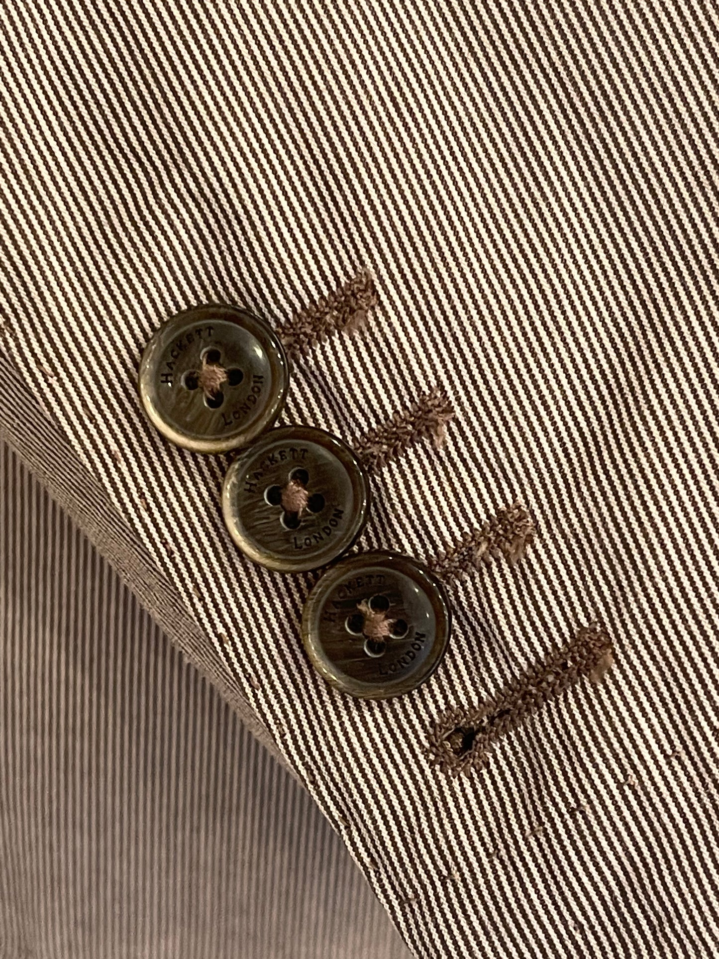 Washed Mini Stripe Blazer