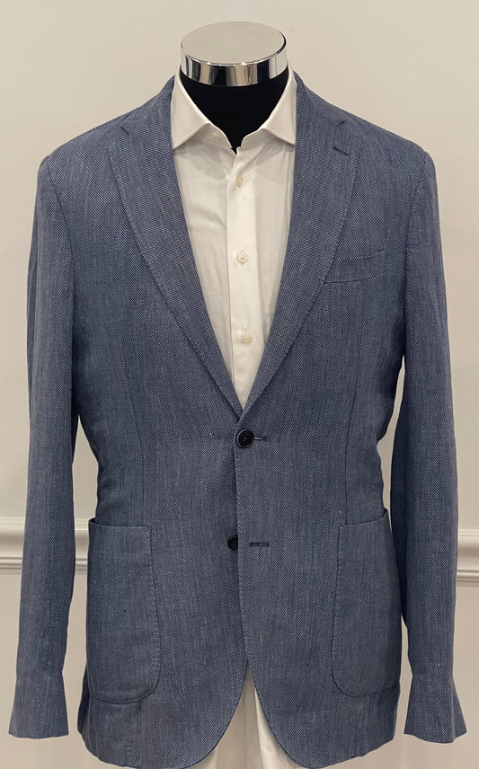 Cotton Linen Textured Blazer