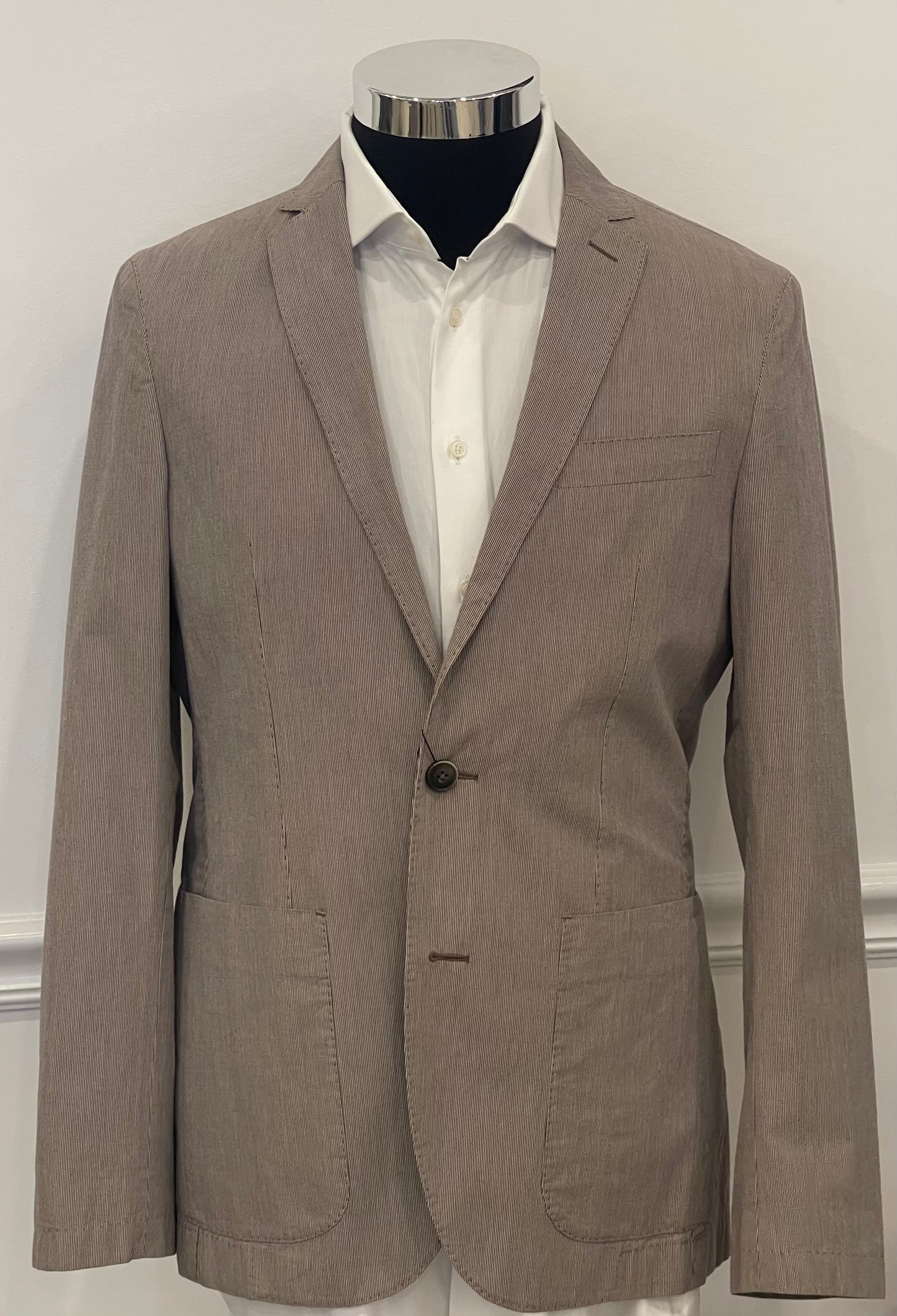 Washed Mini Stripe Blazer