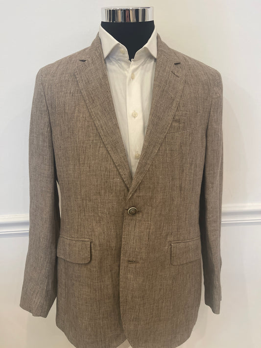 Linen Check Jacket